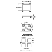 FOX晶振,C3BS晶振,FC3BSBBGM25.0晶振