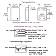 CWX813-027.0M,27MHz,CWX813,7050mm,ConnorWinfield有源晶振 CWX813-027.0M,27MHz,CWX813,7050mm,ConnorWinfield有源晶振
